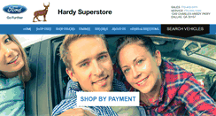 Desktop Screenshot of hardysuperstore.com